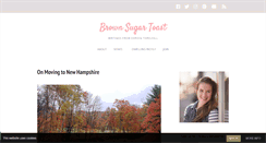 Desktop Screenshot of brownsugartoast.com